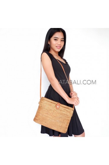 large size oval sling bags ladies fashion handmade square